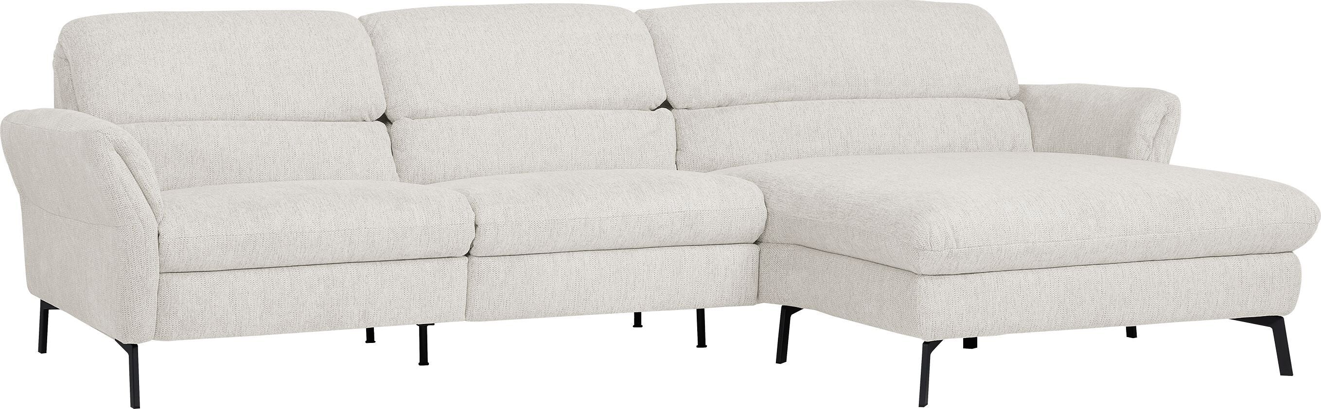 SEBO Ecksofa - Weiss / B: 284.0 cm x T: 161.0 cm x H: 84.0 cm