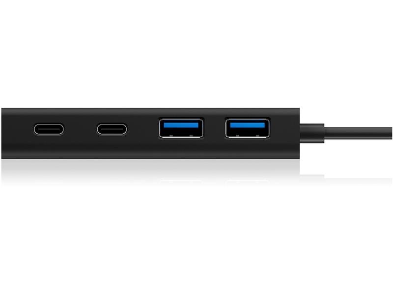 ICY BOX USB-Hub IB-HUB1426-CPD 4-Port-Hub mit PD-Port