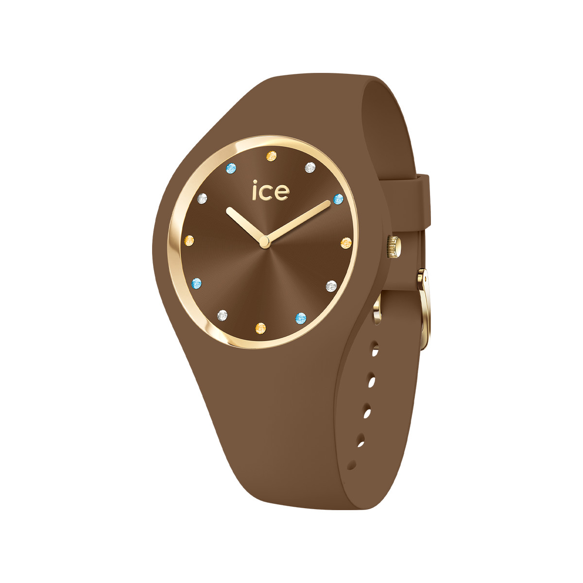 Montre ICE WATCH ice cosmos femme bracelet silicone marron