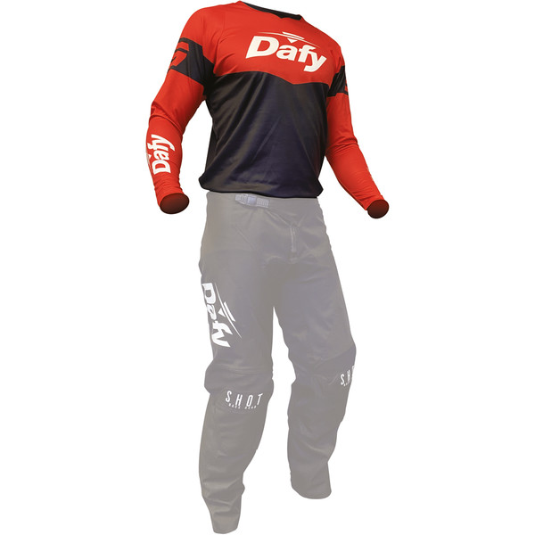 Dafy Moto - Maillot enfant Shot - 2022 Noir / Rouge