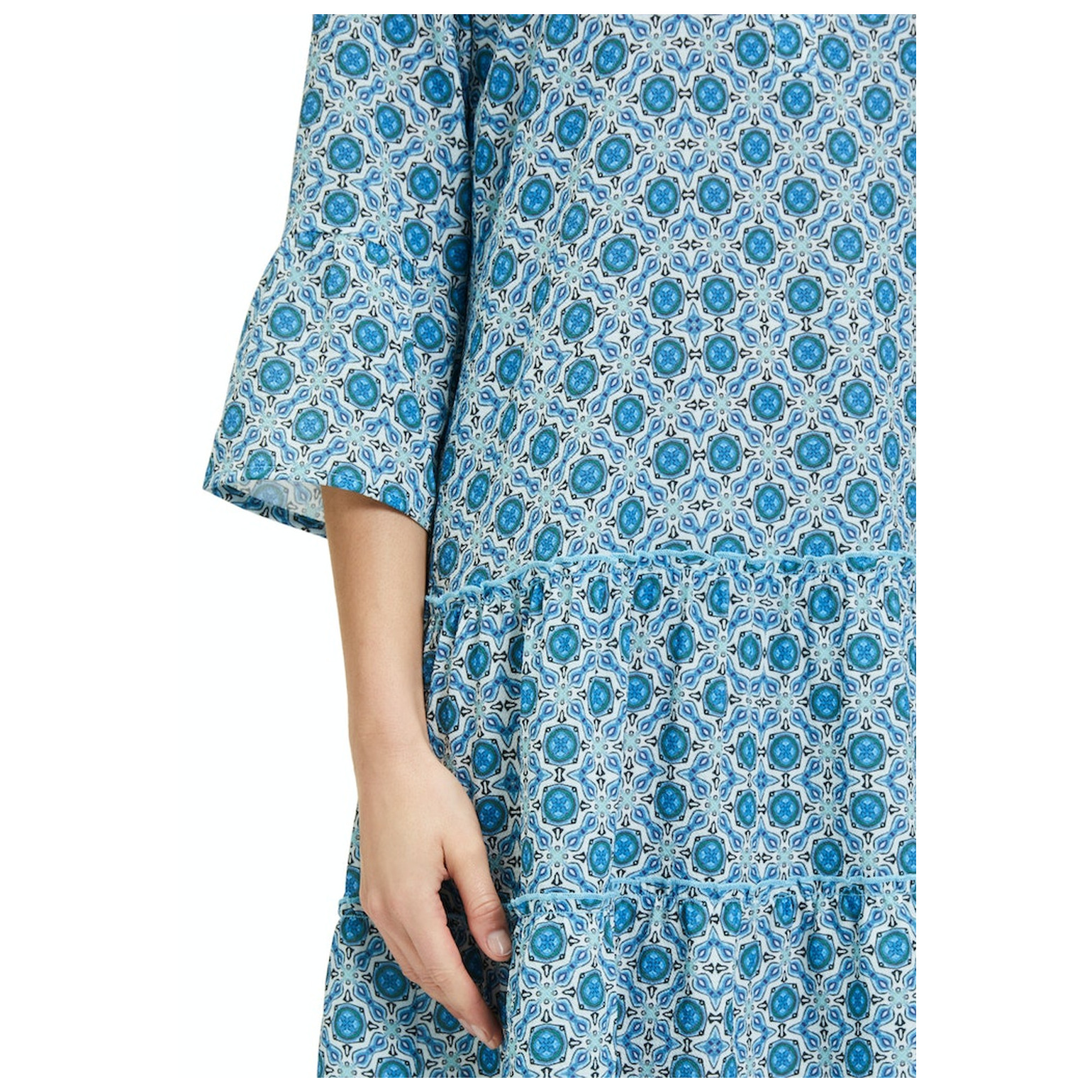 Cartoon Kleid Kurz 3/4 Arm