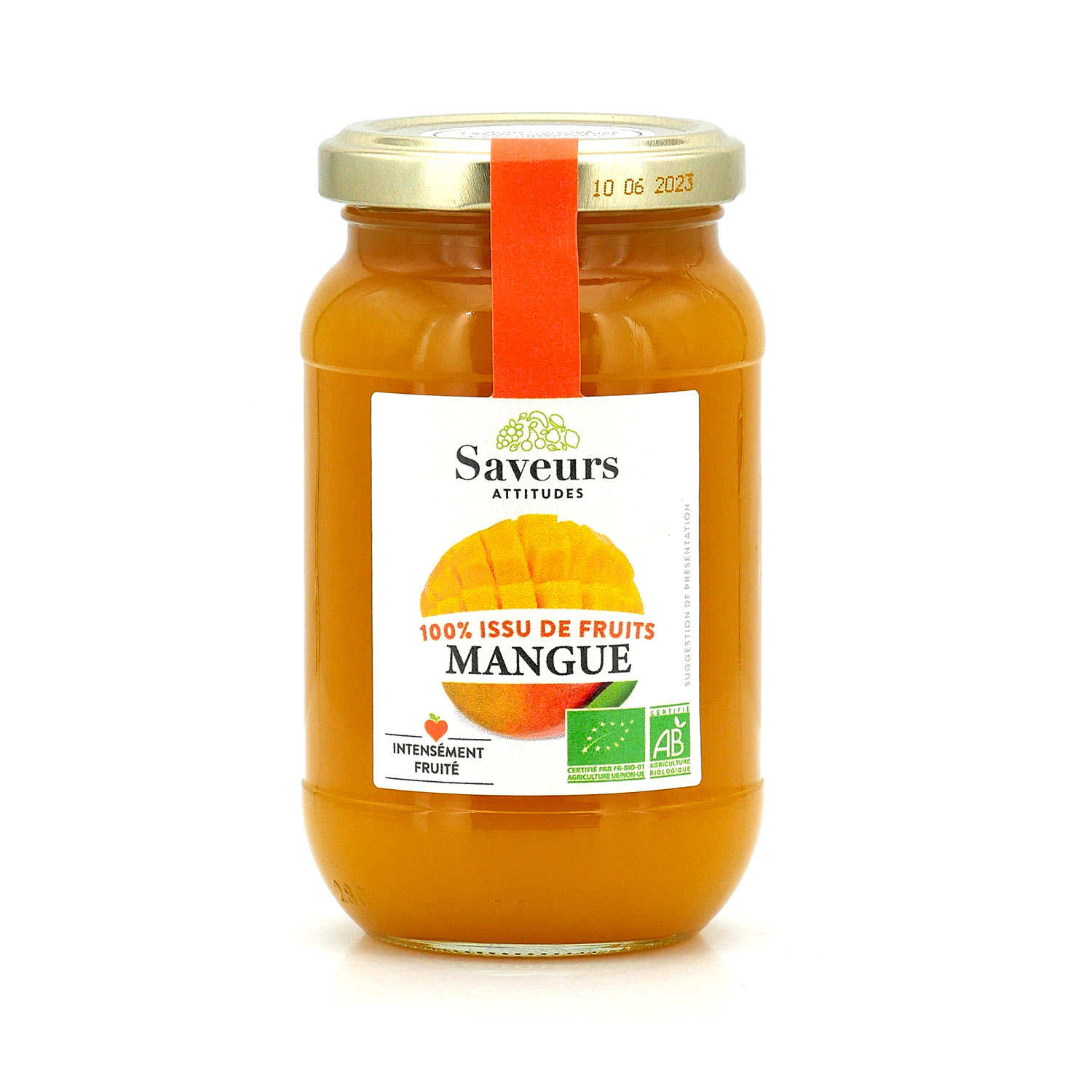 Confiture de mangue bio sans sucre ajouté