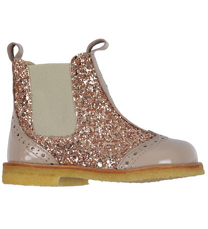 Angulus Stiefel - Chelsea - Mandel/Ahorn m. Glitzer