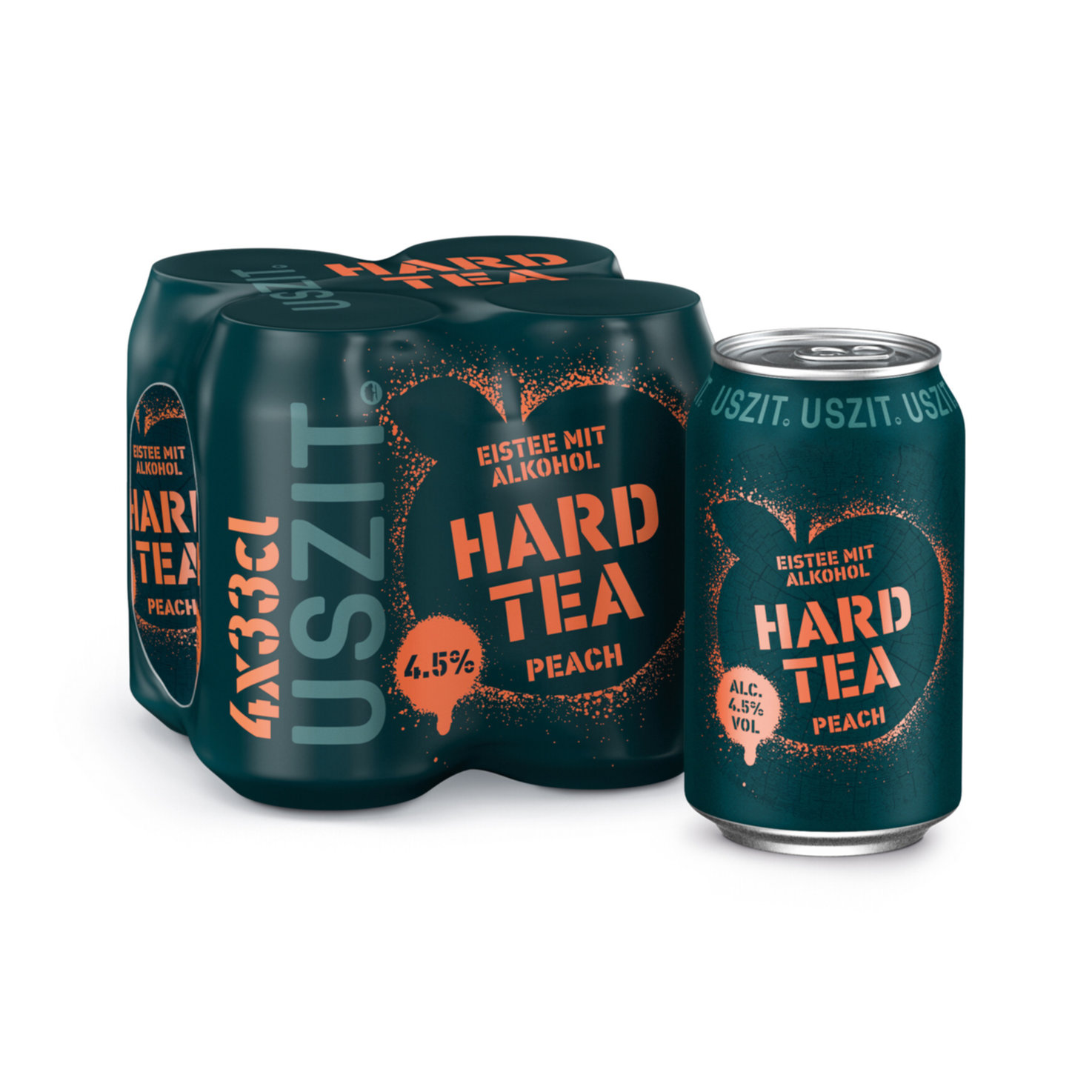 USZIT Hard Tea Peach Dose 4x33cl -132cl