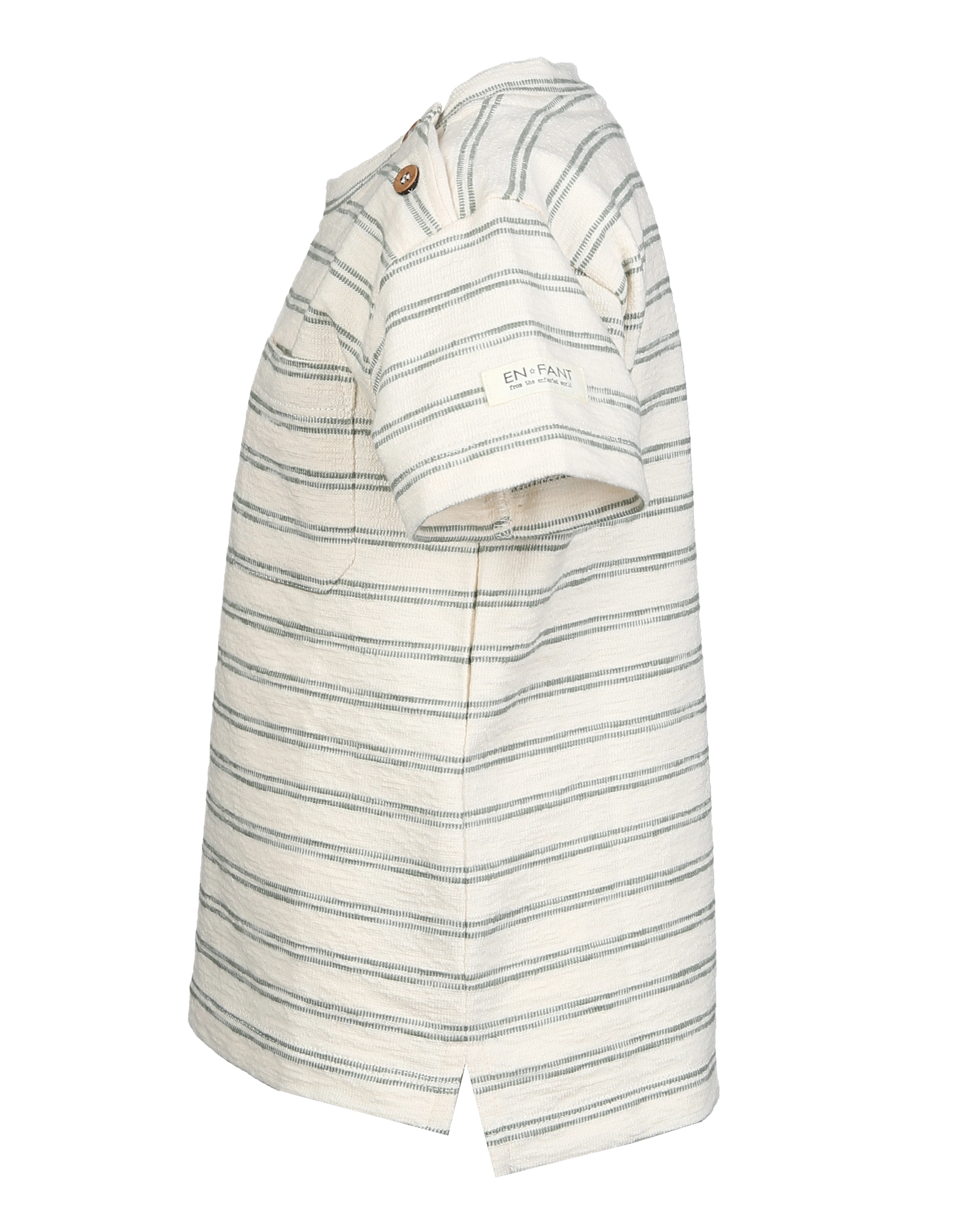 T-Shirt STRIPES in eggnog