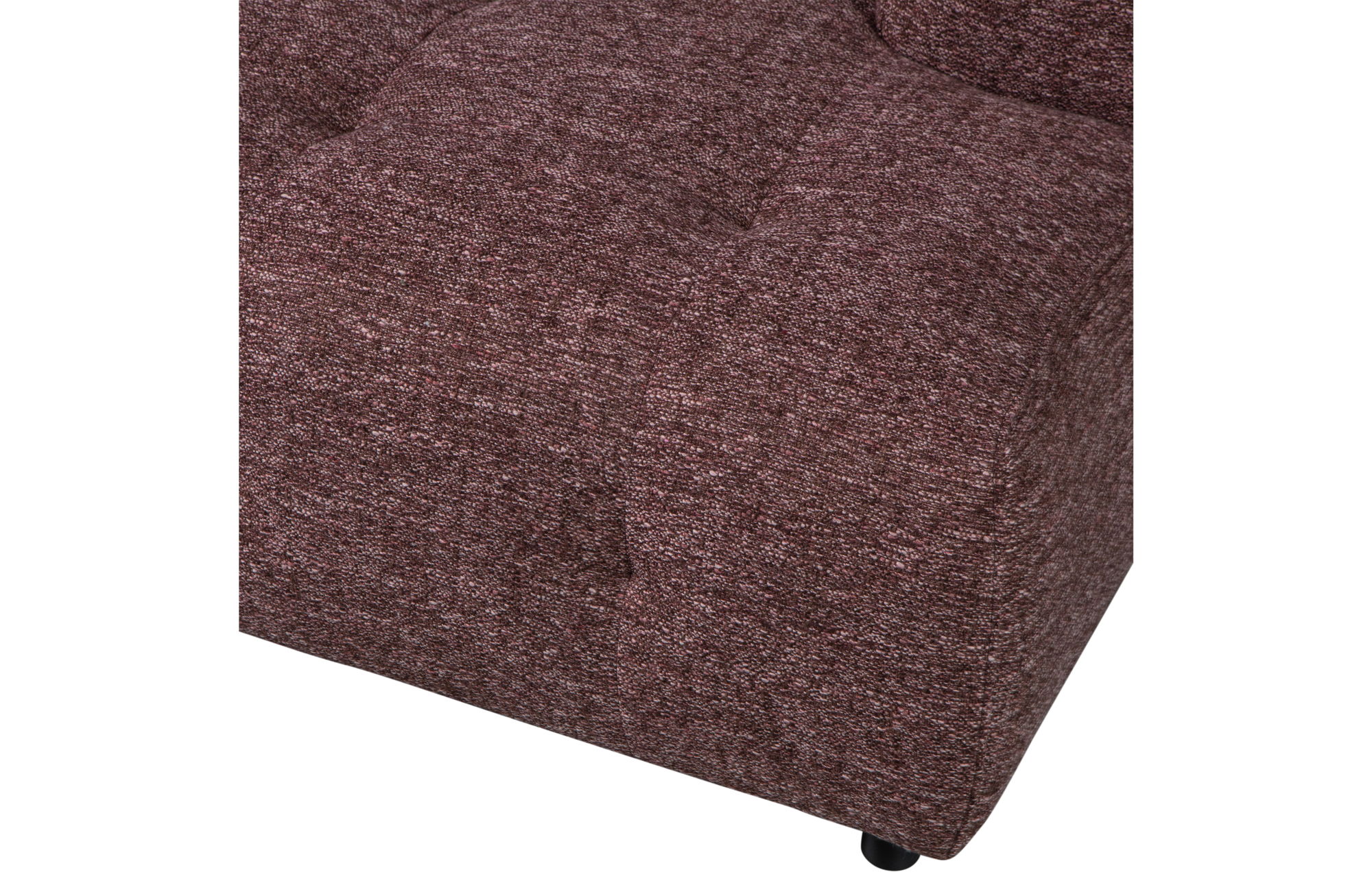 1,5-zits chaise longue Louis melange met arm rechts Louis 1,5-zits chaise longue met arm rechts Melange - Mauve