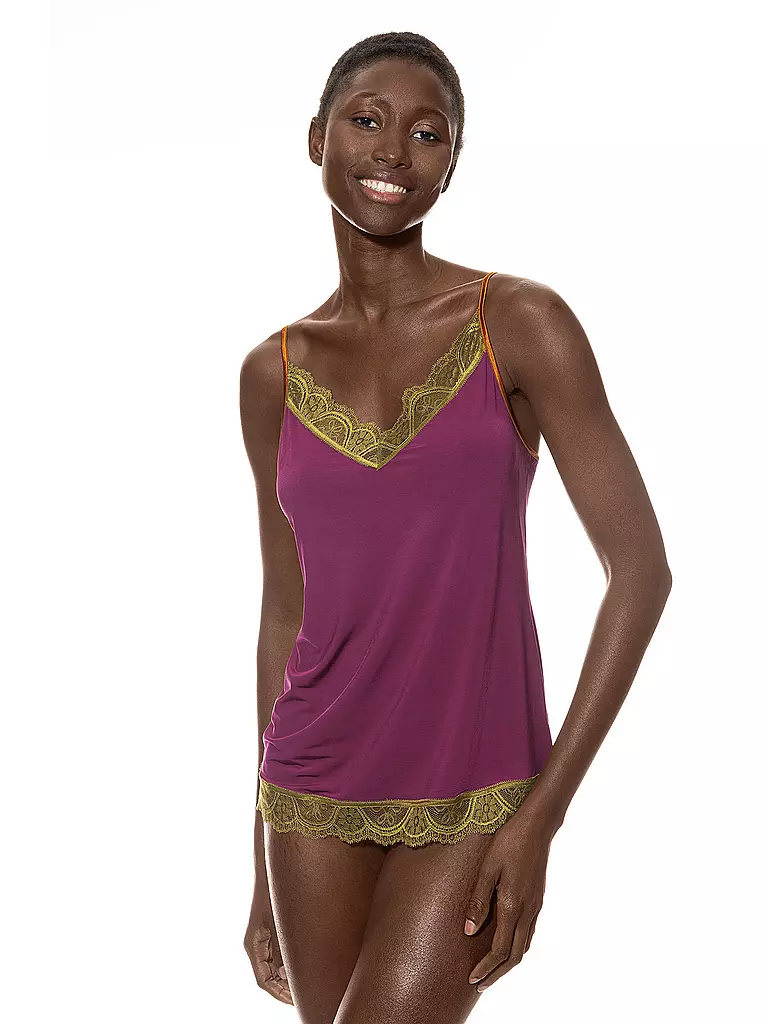 MEY Top - Camisole POETRY FAME barbados cherry beere