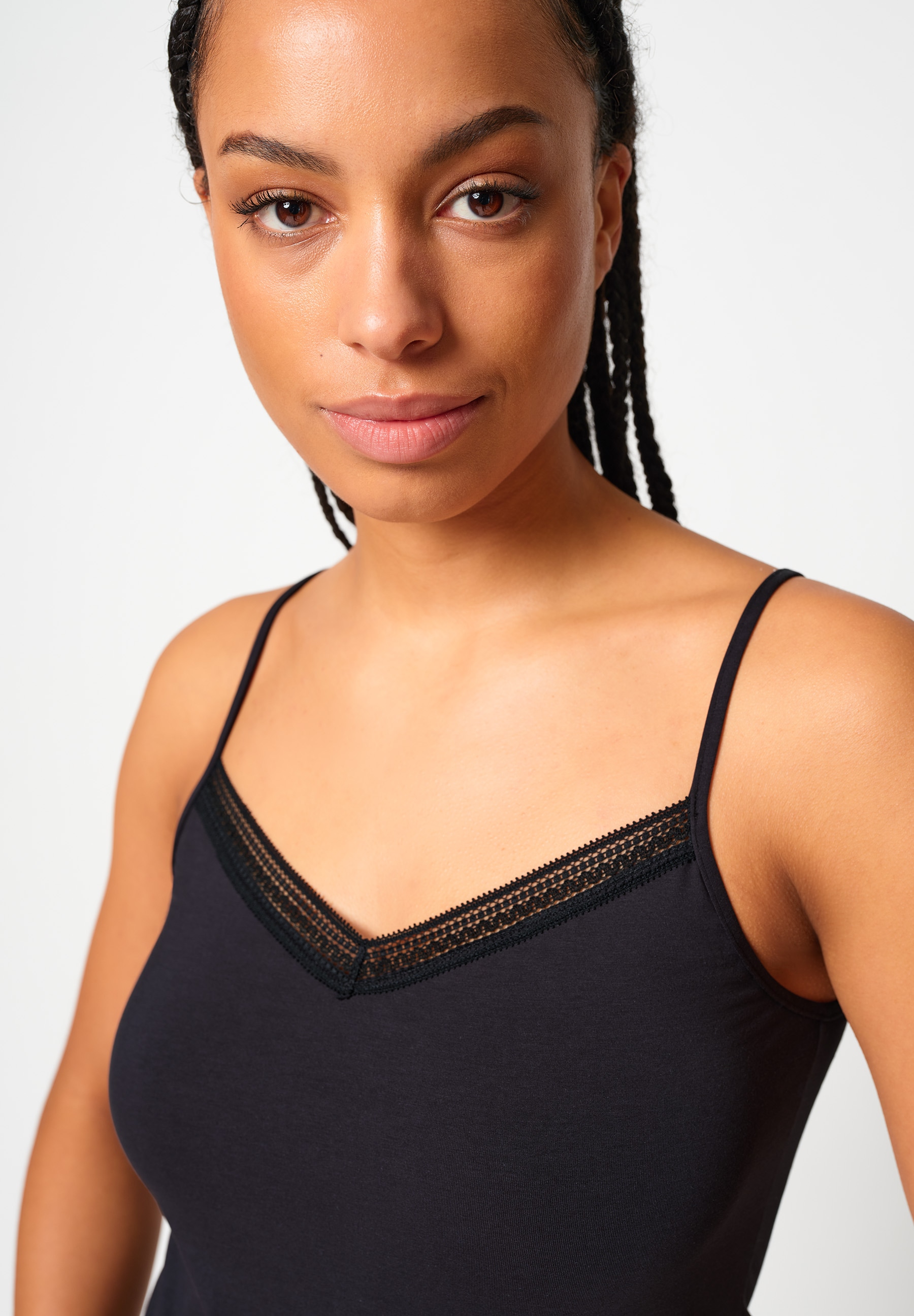 Skiny Unterhemd »Natural Beauty«, bequem, elastisch, weich, eng, V-Ausschnitt