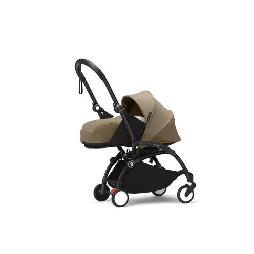 Poussette YOYO 3 Pack 0+ et 6+ Toffee / Cadre Noir - STOKKE