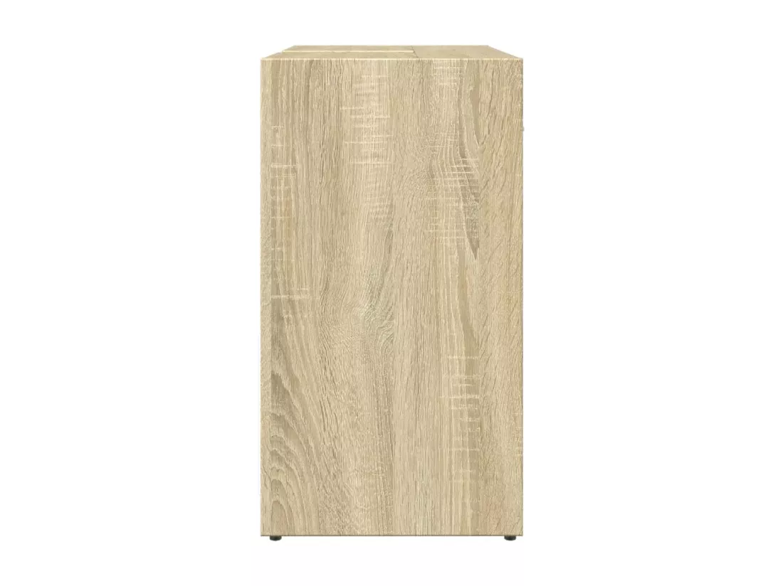 Armoire lavabo de salle de bain chêne sonoma 60x33x60 cm