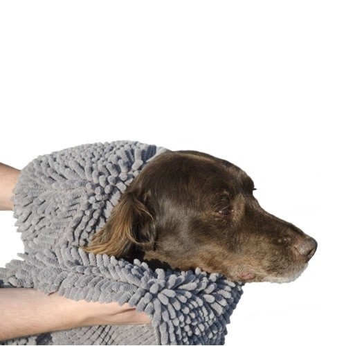 Toalha cinza para cães Doggy Dry