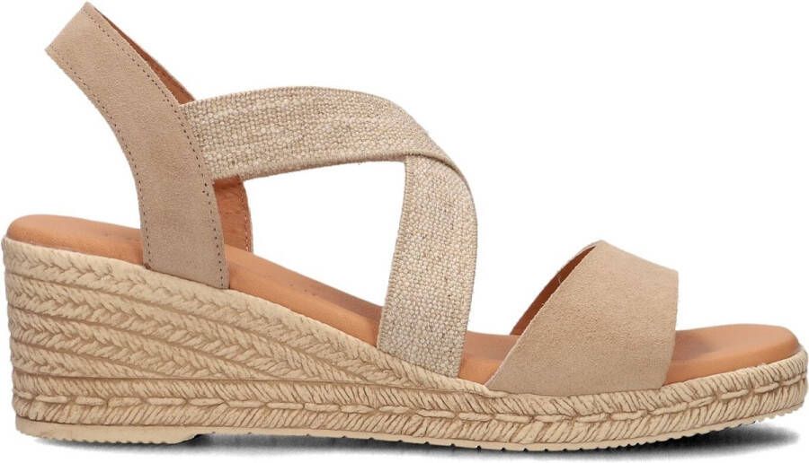 LINA LOCCHI Sandalen Dames 1110 Maat: 38 Materiaal: Leer Kleur: Beige