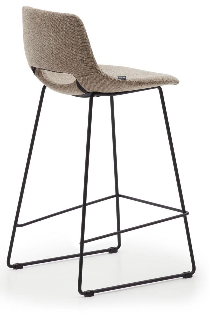 Kave Home Barhocker ZIGGY 2er Set braun