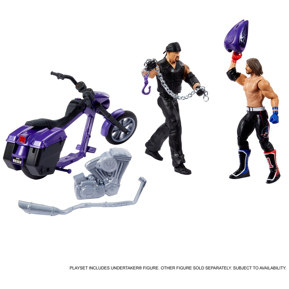 WWE Wrekkin' Boneyard Slamcycle und Undertaker Actionfigur