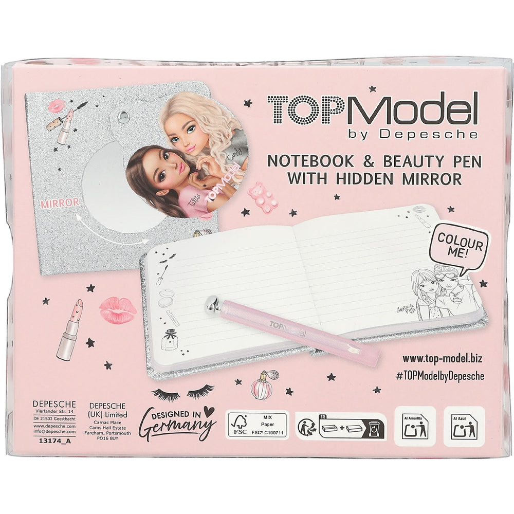 Køb TOPModel Beauty Notesbog Med Kuglepen
