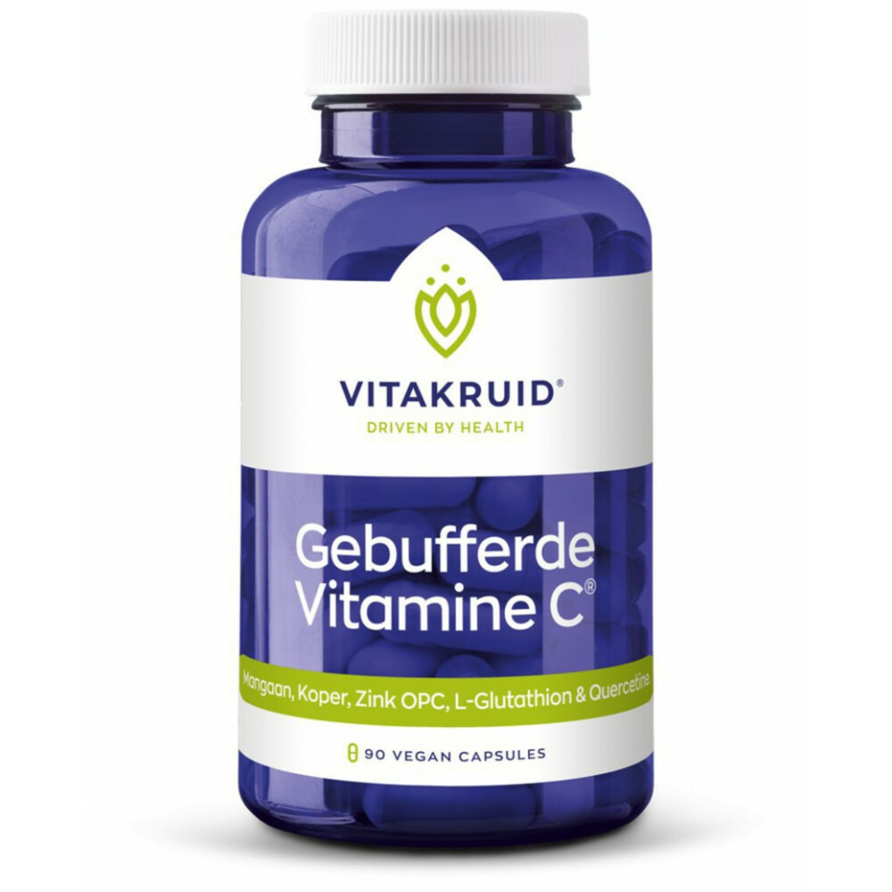 Vitakruid Gebufferde Vitamine C 90 vegacapsules