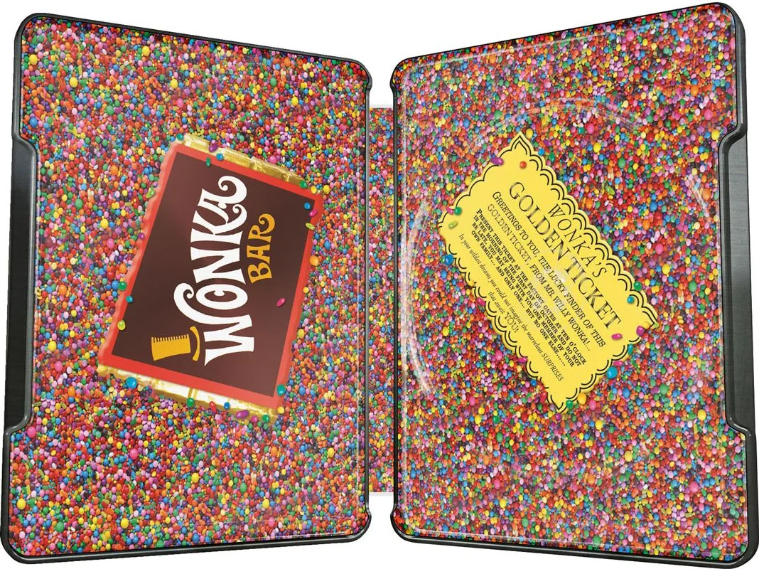 Charlie et la Chocolaterie (1971) Édition Steelbook (Blu-ray UHD 4K   Blu-ray) Disques Blu-ray films