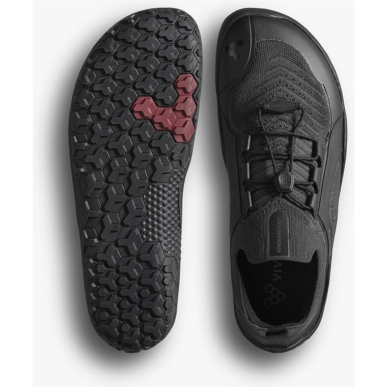 Vivobarefoot Primus Trail Knit Fg Obsidian/Obsidian