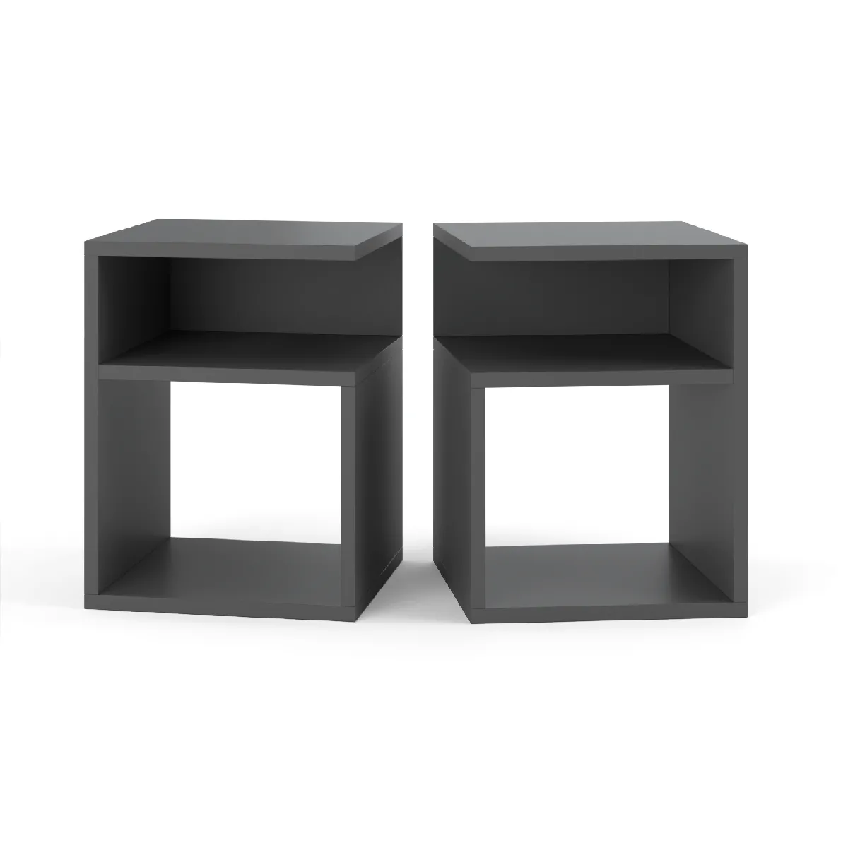 Table de chevet - Gris - 30 cm