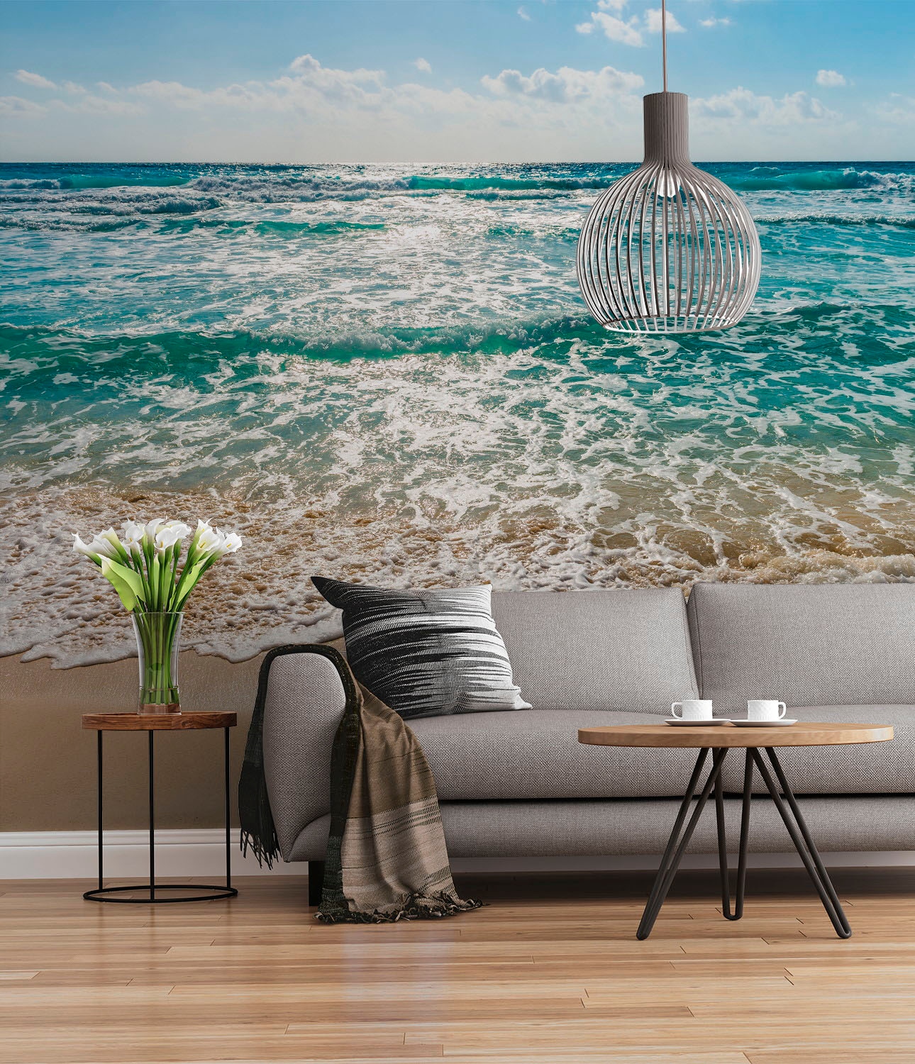 Komar Fototapete »Digitaldruck Vlies -  Seaside - Grösse 300 x 250 cm« bedruckt glatt Wohnzimmer, Schlafzimmer