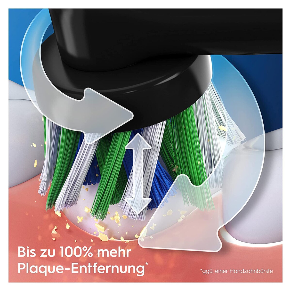 Oral-B Pro 3 3500 elektrische Zahnbürste Black Edition +Reise-Etui JAS22