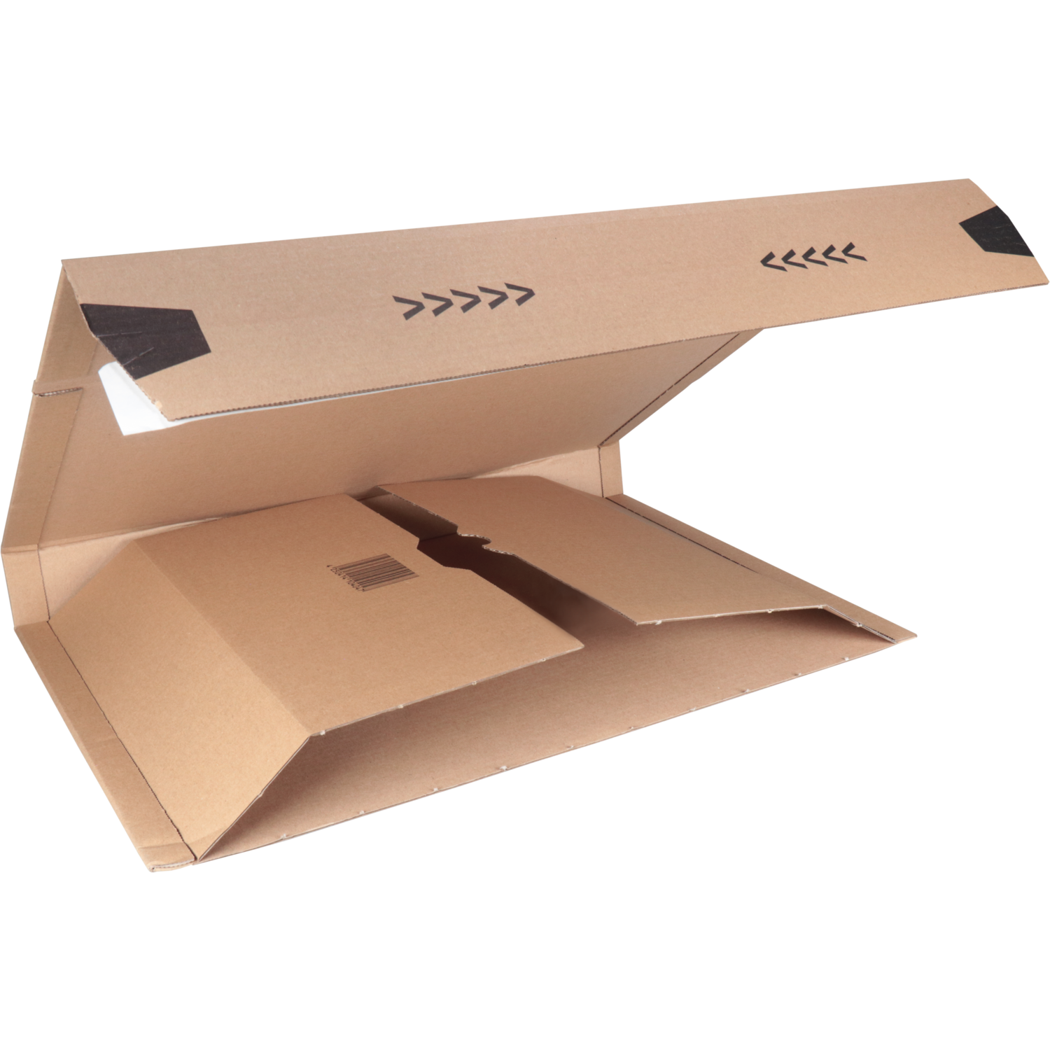 SendProof® Boekverpakking, golfkarton, 455x325x80mm, bruin