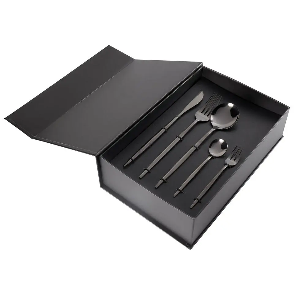 RIGATONI - Bestekset - Zwart - Roestvrij staal