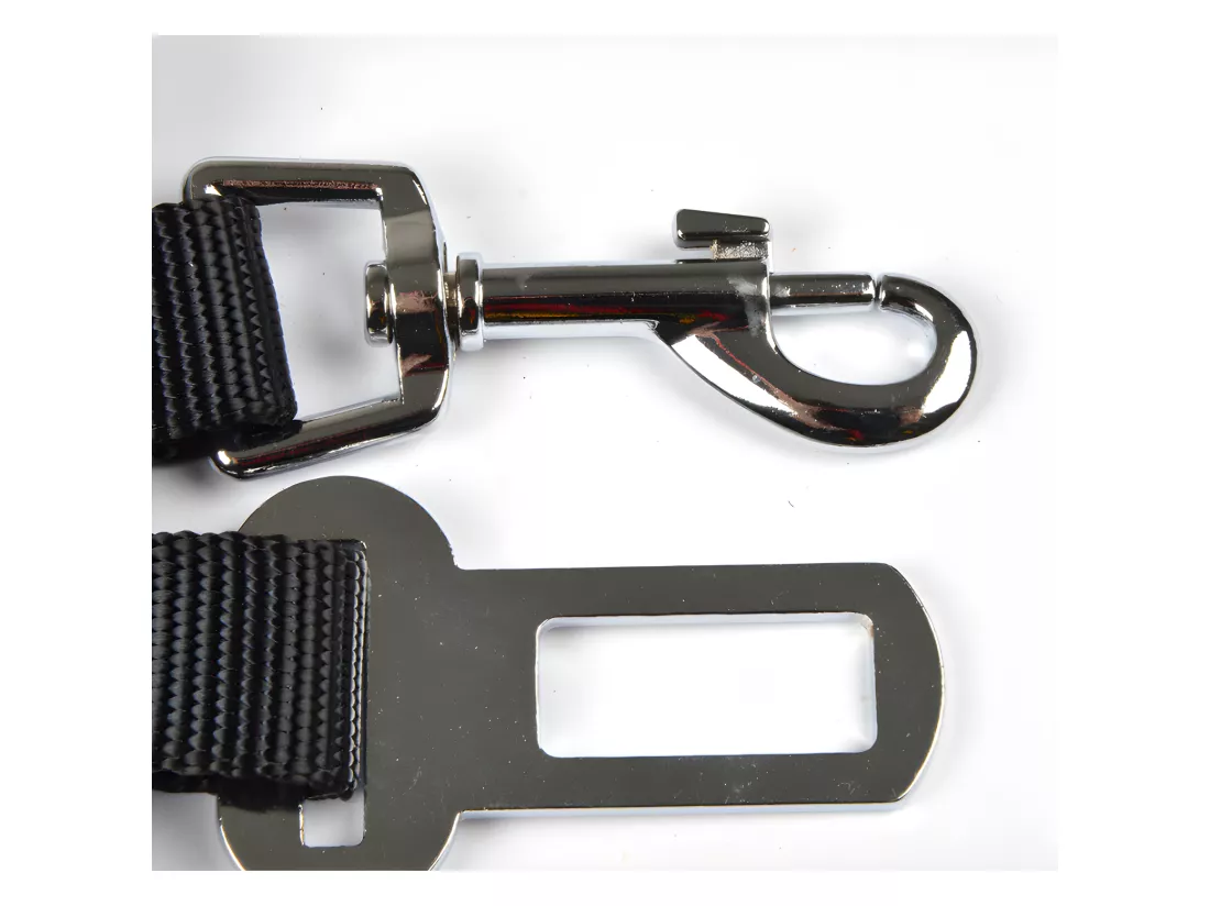 Harnais de sécurite règlable pour voiture - Taille L - Noir - L 70 à 90 x l 3 cm