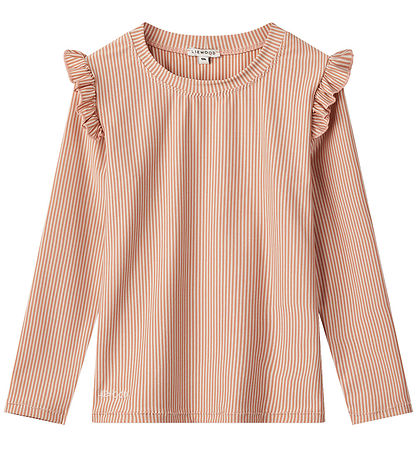 Liewood Bådebluse - Tenley - UV40+ - Stripe Tuscany Rose/Sandy