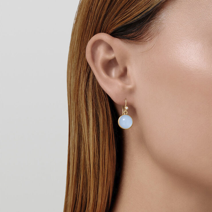 Julie Sandlau Prime Earrings Milky aqua