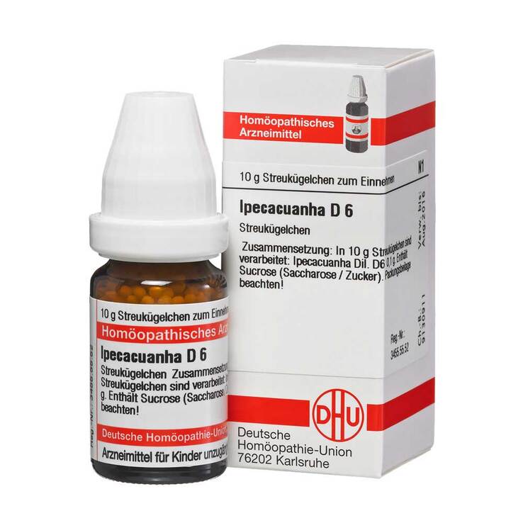 DHU Ipecacuanha D 6 Globuli, 10 g