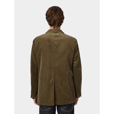 Herren-Sakkojacke Cord, Oliv
