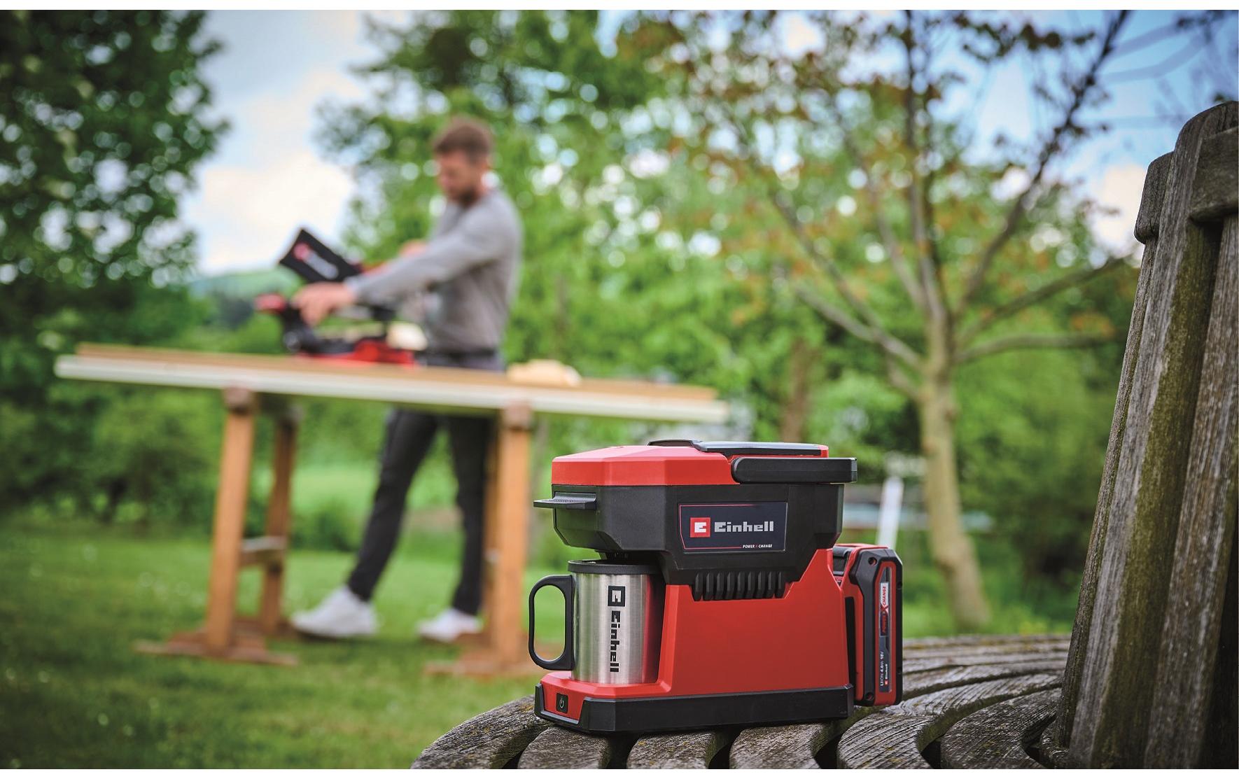 Filterkaffeemaschine TE-CF 18 Li-Solo Rot18 V Power X-Change Akku-Kaffeemaschine