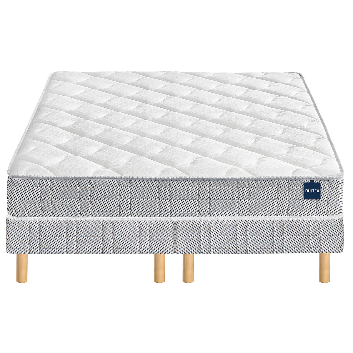 Conjunto de colchão e base de cama BULTEX em espuma nano Bultex