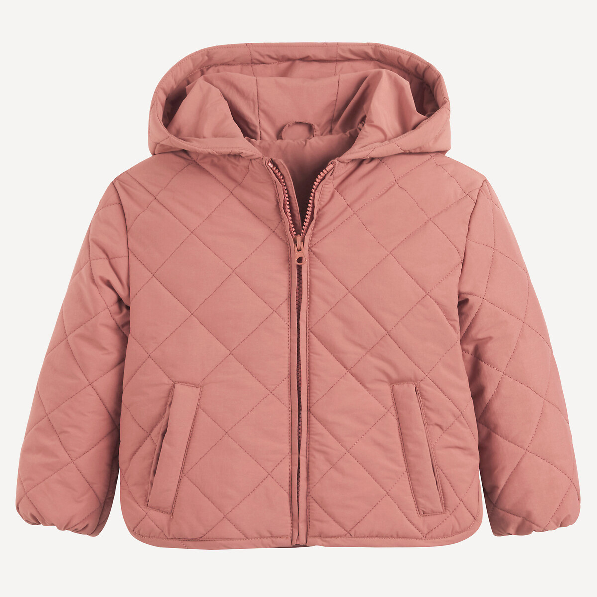 COLEÇÕES LA REDOUTE<br>Jaqueta acolchoada de plumas com capuz
