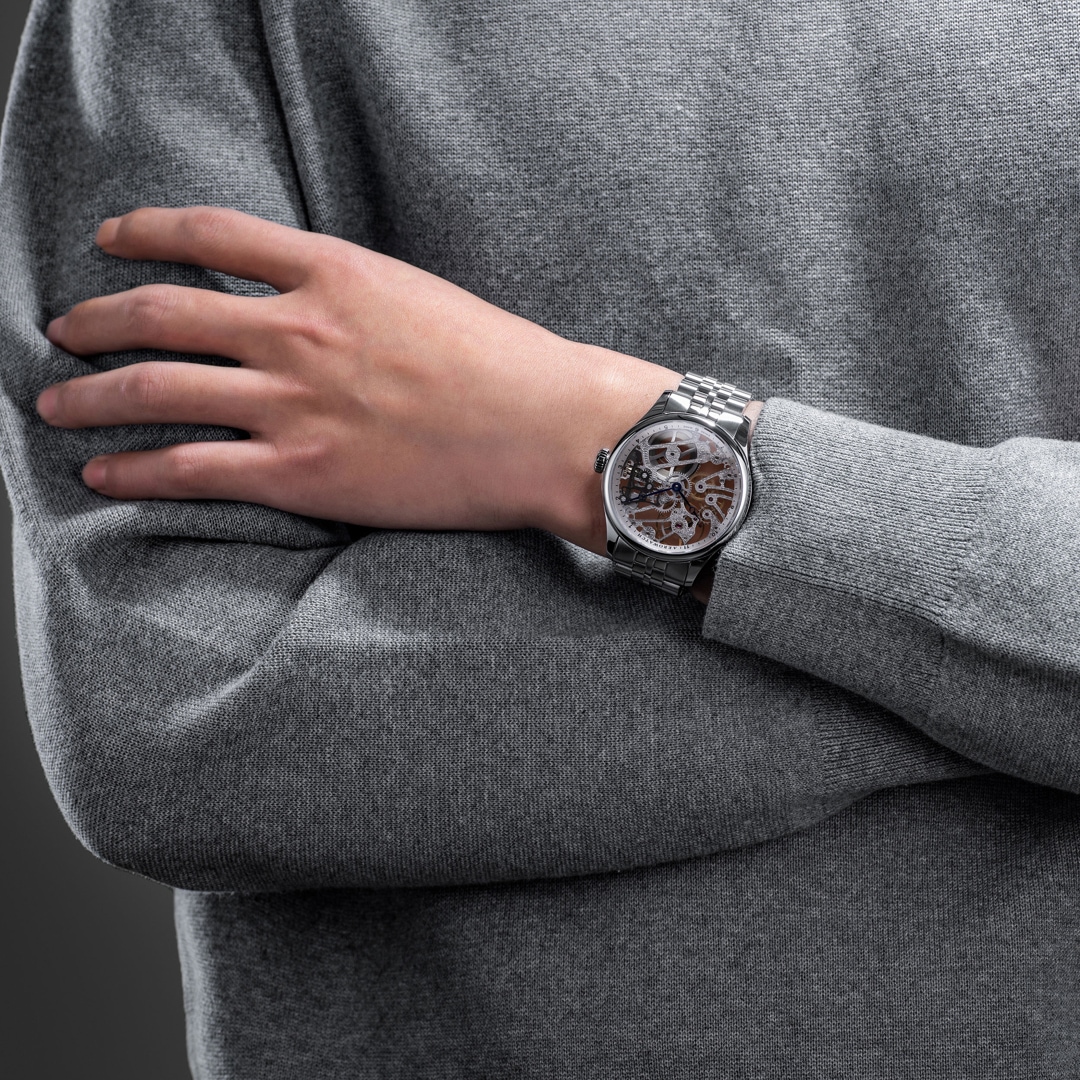 Aerowatch Renaissance Classic Skeleton Edelstahl Silbrig