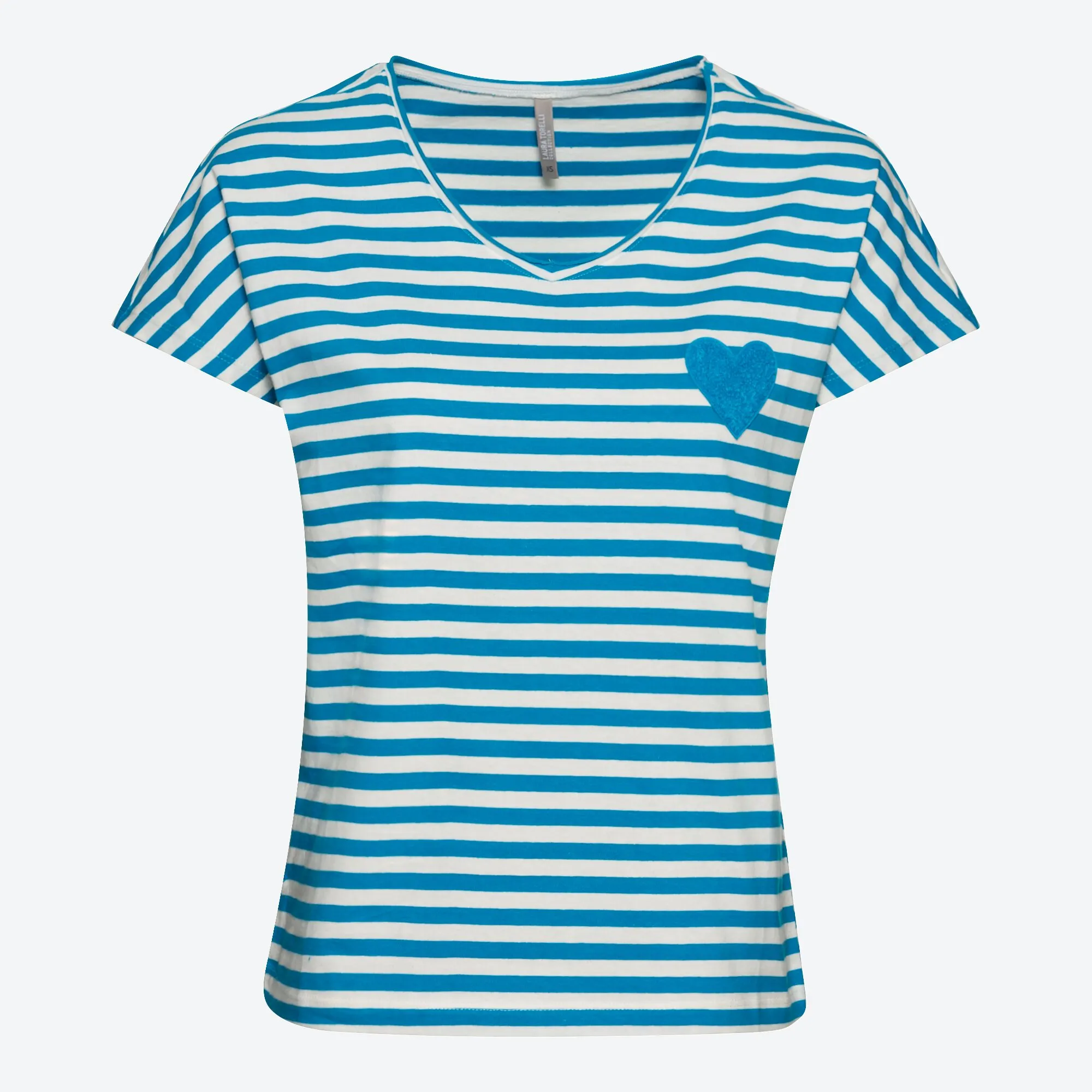 Damen-T-Shirt mit Streifenmuster