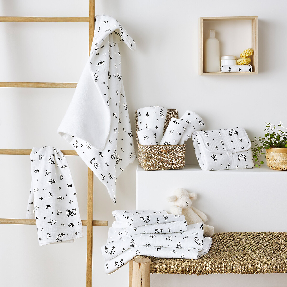 LA REDOUTE INTERIEURS<br>Badcape em tetra 380 g/m2