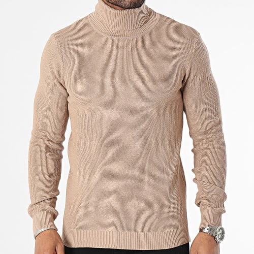 Pull Col Roulé Camel