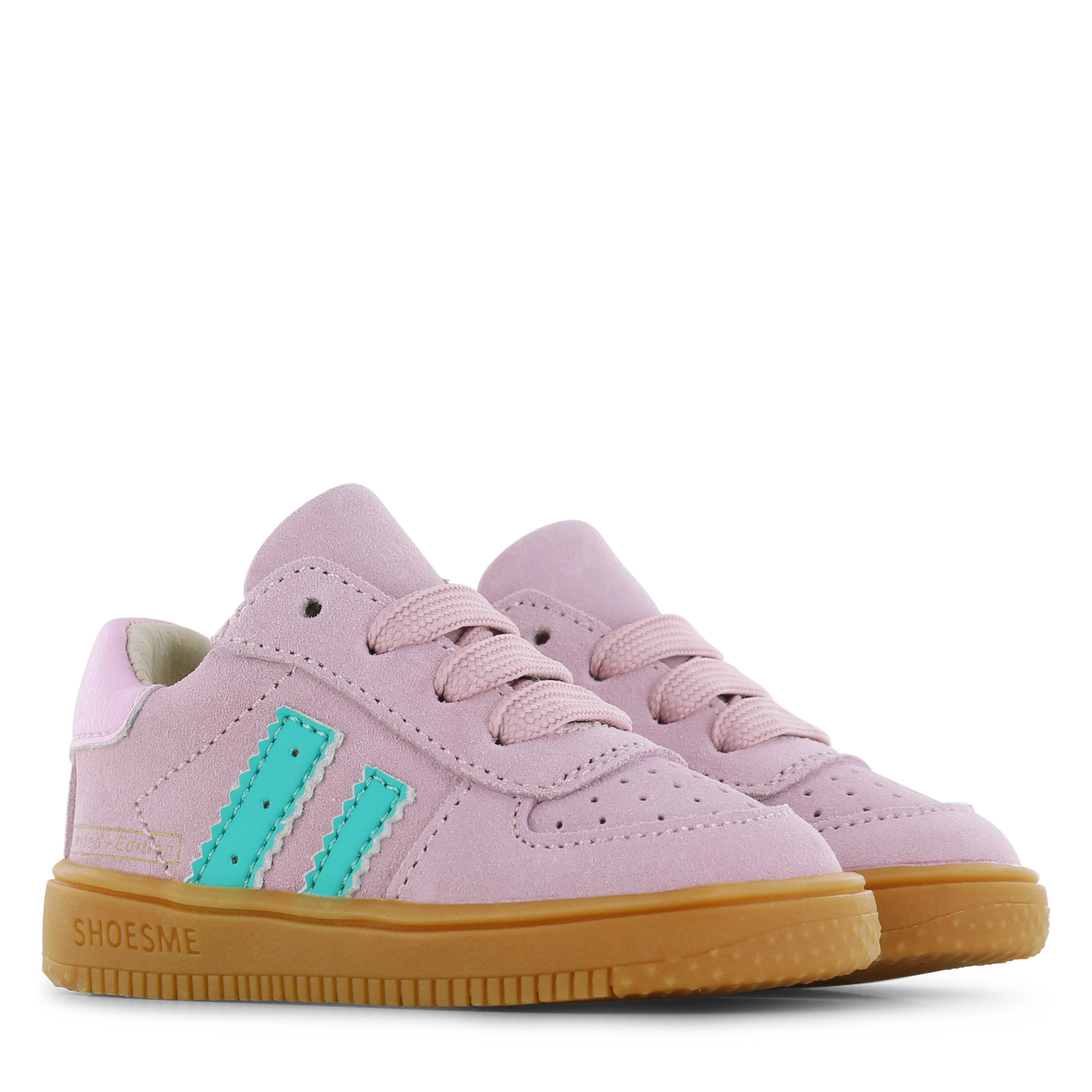 Shoesme roze sneakertje Microfiber leer, Suède | Meisjes schoenen