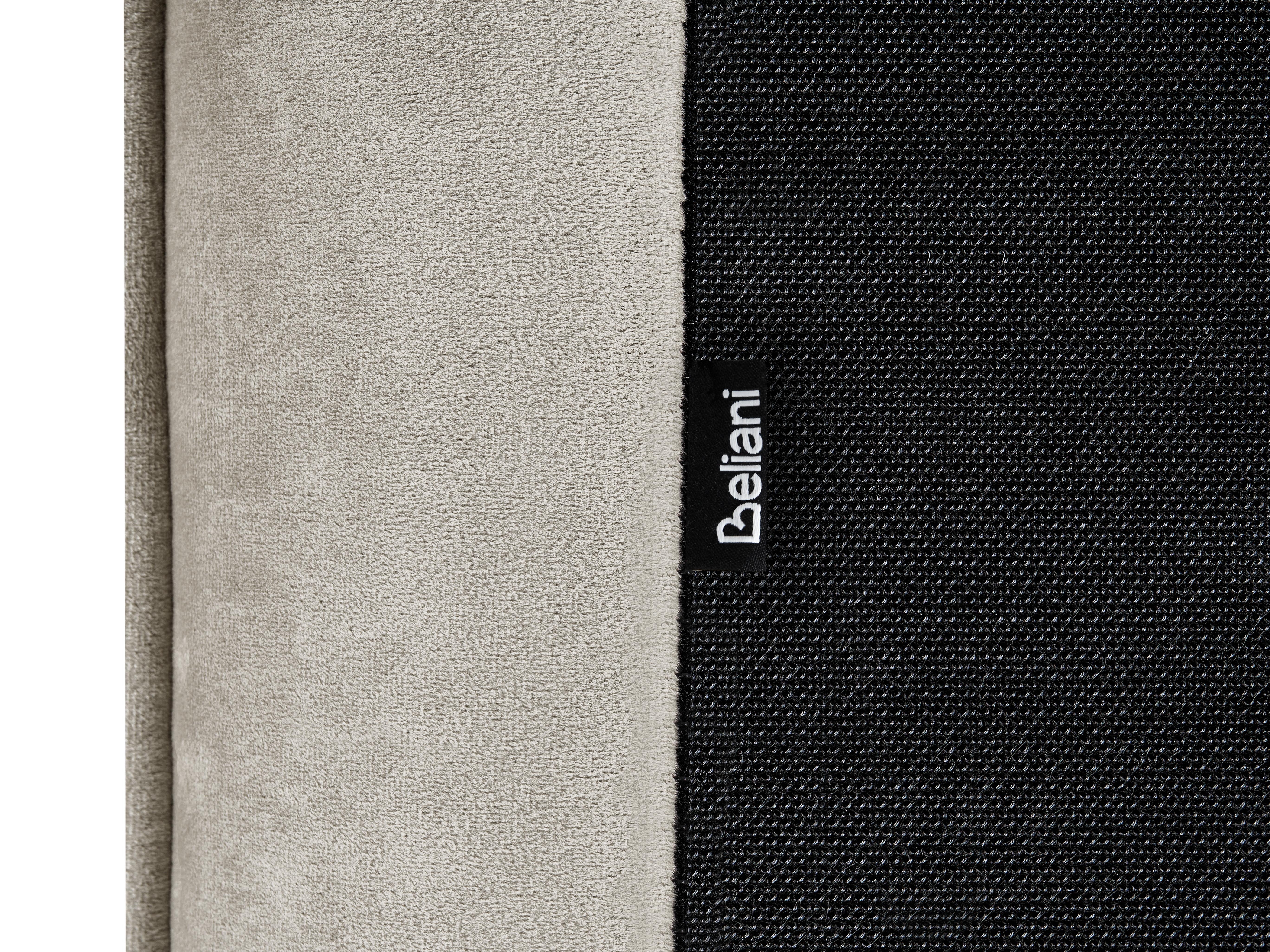 Waterbed Fluweel LAVAUR 160 x 200 cm Taupe