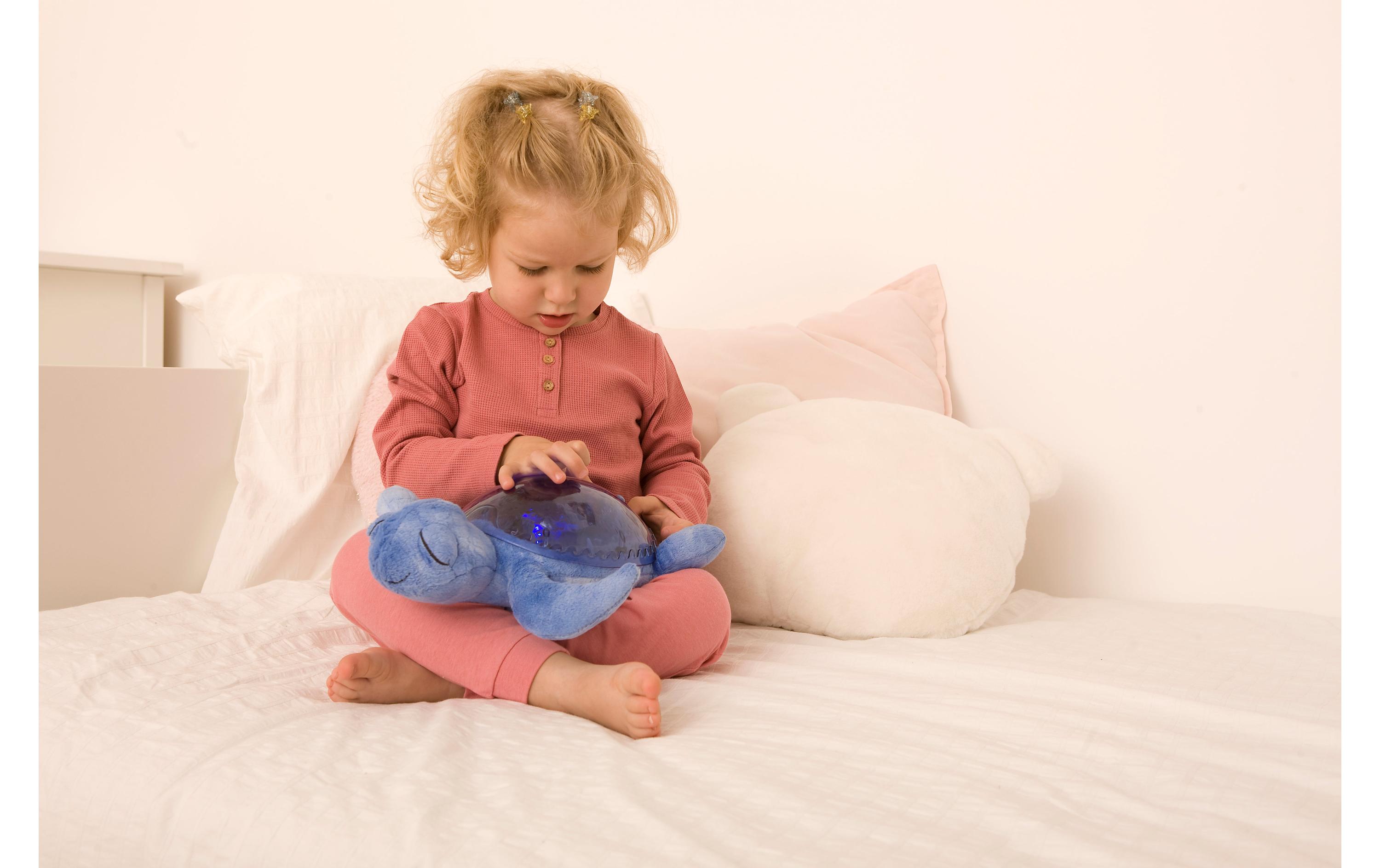 Nachtlicht Projektor Tranquil Turtle OzeanMusikalische Schildkröte mit wiederaufladbarem Akku