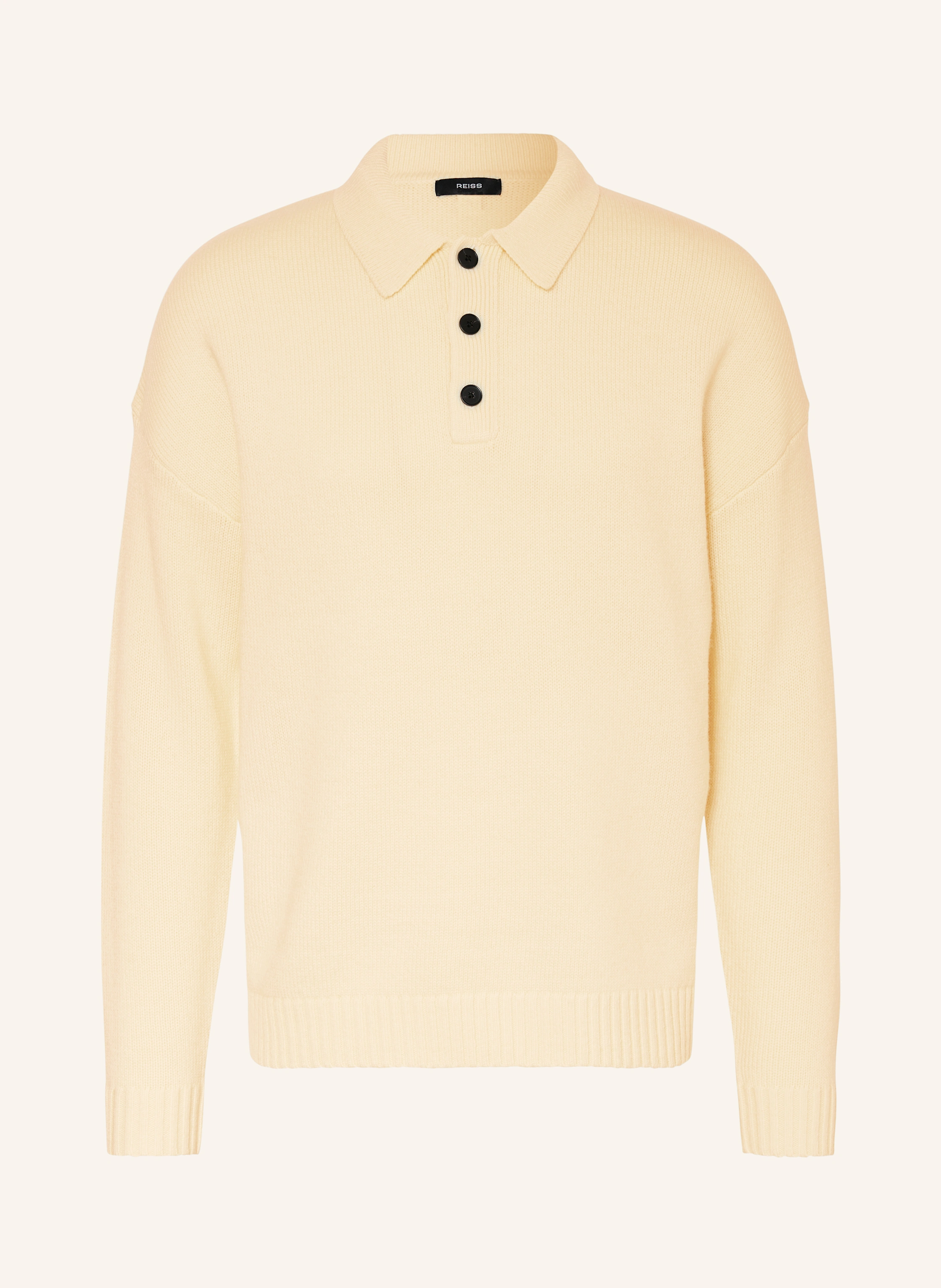 REISS Strick-Poloshirt JACOB