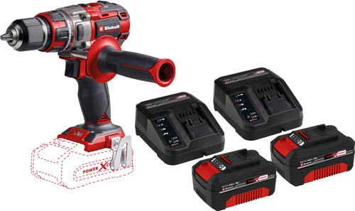 Einhell TP-CD 18/80 Li BL Solo 4,0 Ah Accu (2x) Starterspakket