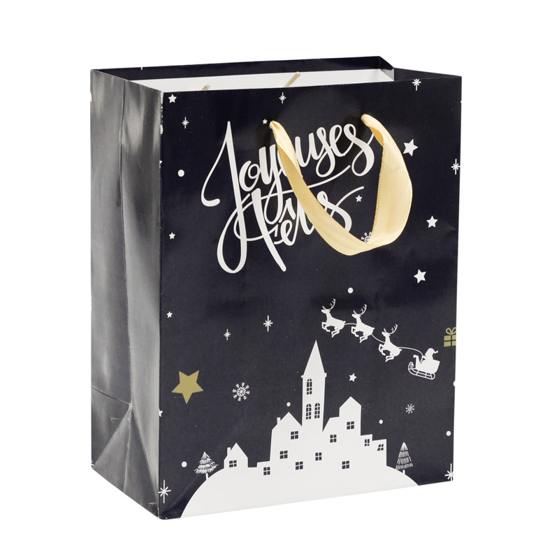 Sac cadeaux 'Joyeuses Fêtes'