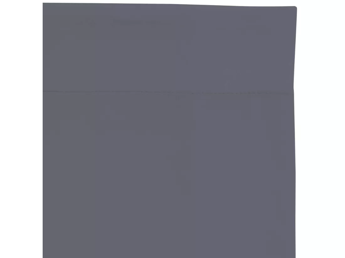 Drap plat percale gris ardoise 240x310 cm