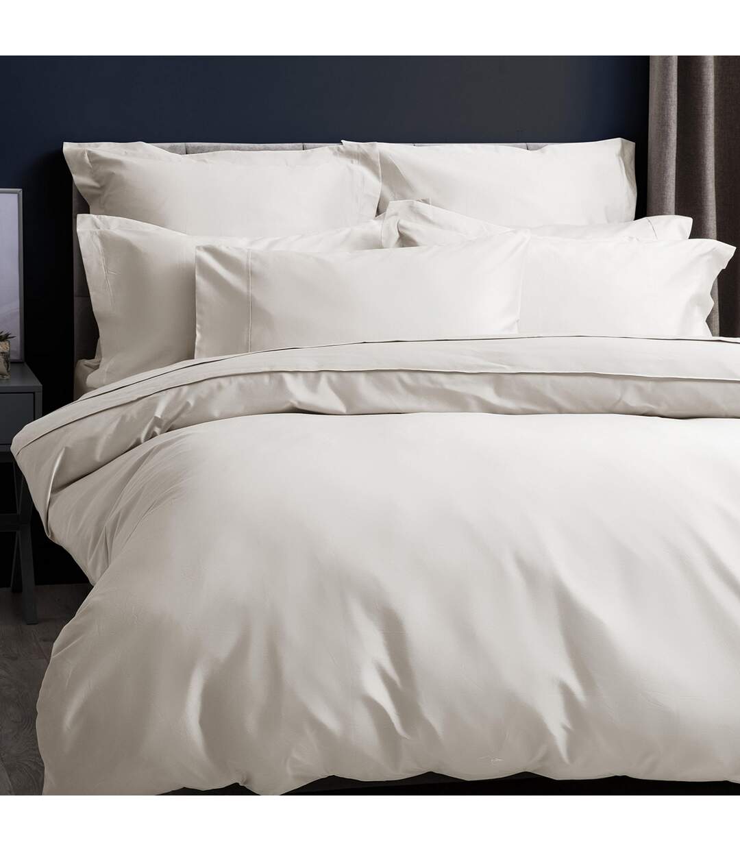 Belledorm - Housse de couette PIMA (Blanc cassé) - UTBM295