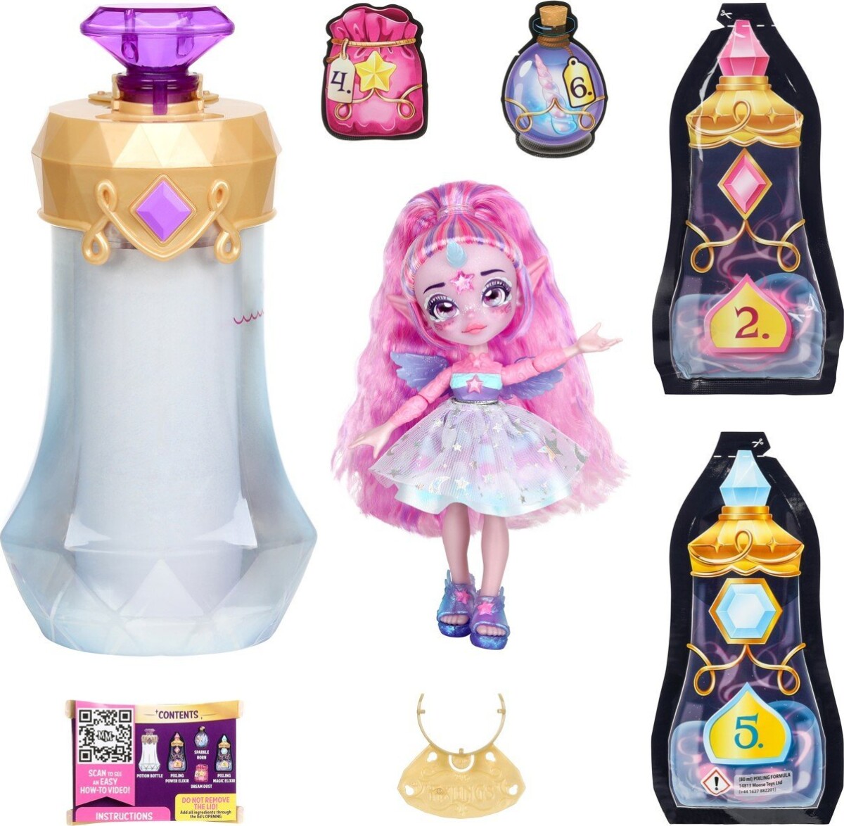 Magic Mixies - Pixlings Dukke - Unia Lilla - Series 1