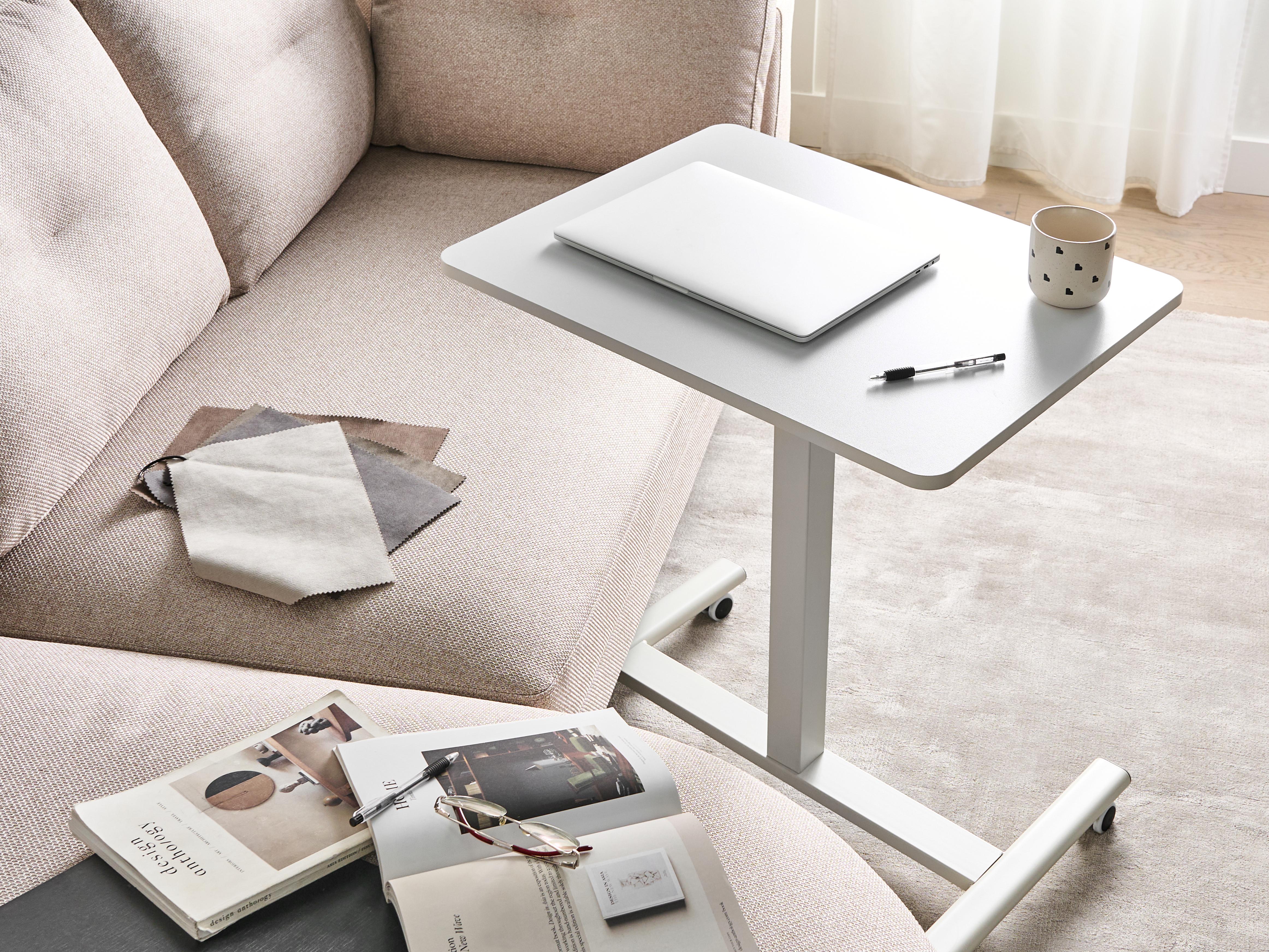 Handmatig verstelbare laptopstandaard ACADEMIA Wit 65 cm 48 cm