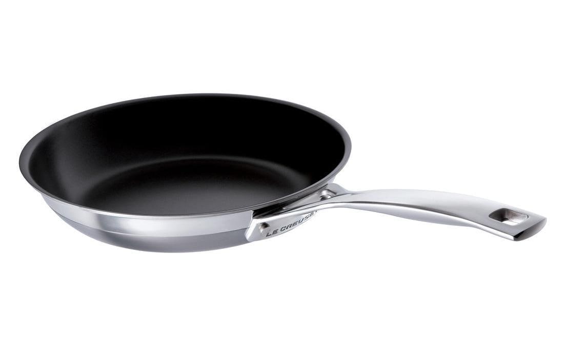 LE CREUSET Bratpfanne »3-PLY 20 cm« Edelstahl